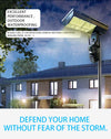 V380 Solar Light With 4g Dual Lens Camera